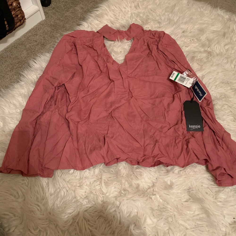 Peach Choker Detail Tunic